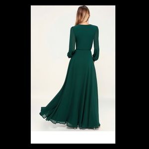 Long sleeve maxi dress. Only worn once.
